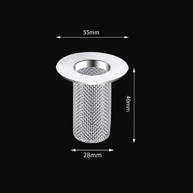 Universal Pop-Up Sink Drain Stopper & Hair Catcher